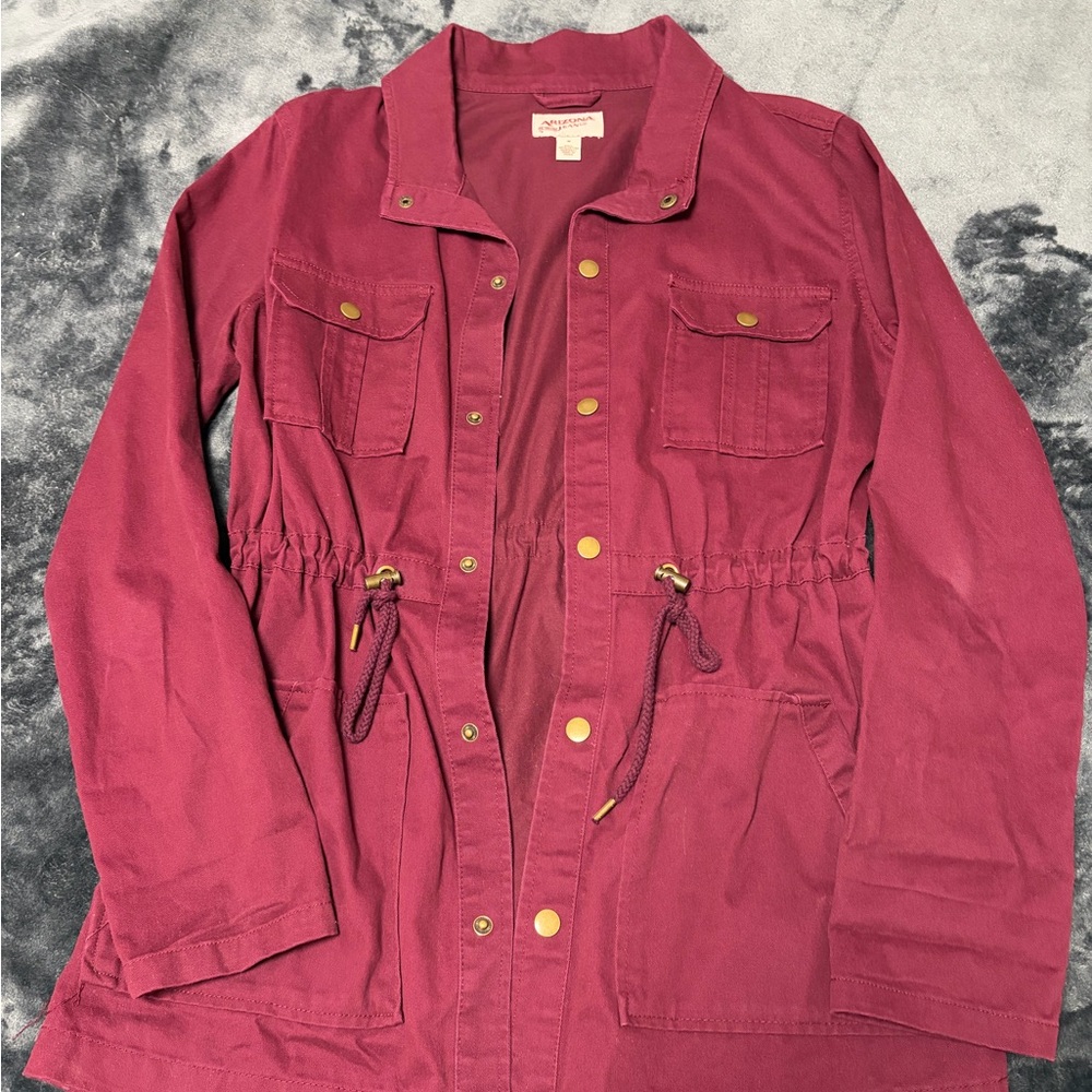 Arizona Jean Company Burgundy Utility Jacket